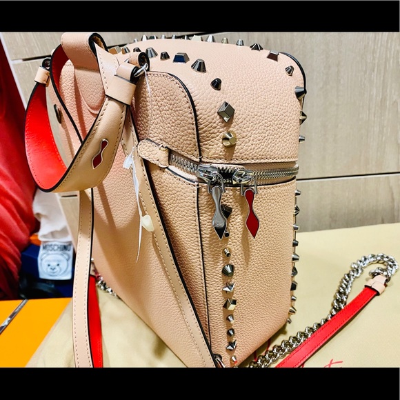 CHRISTIAN LOUBOUTIN- Rubylou Love Leather Backpack - Picture 4 of 16